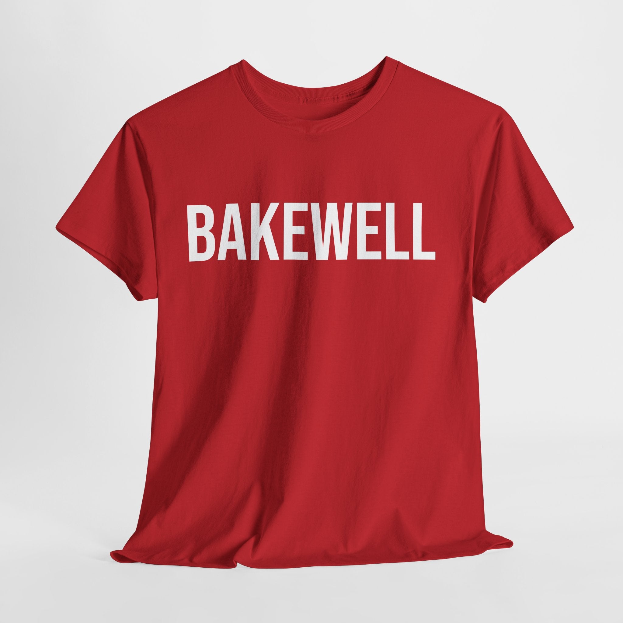 BAKEWELL - Minimal Bold Lettering Cotton T‑Shirt