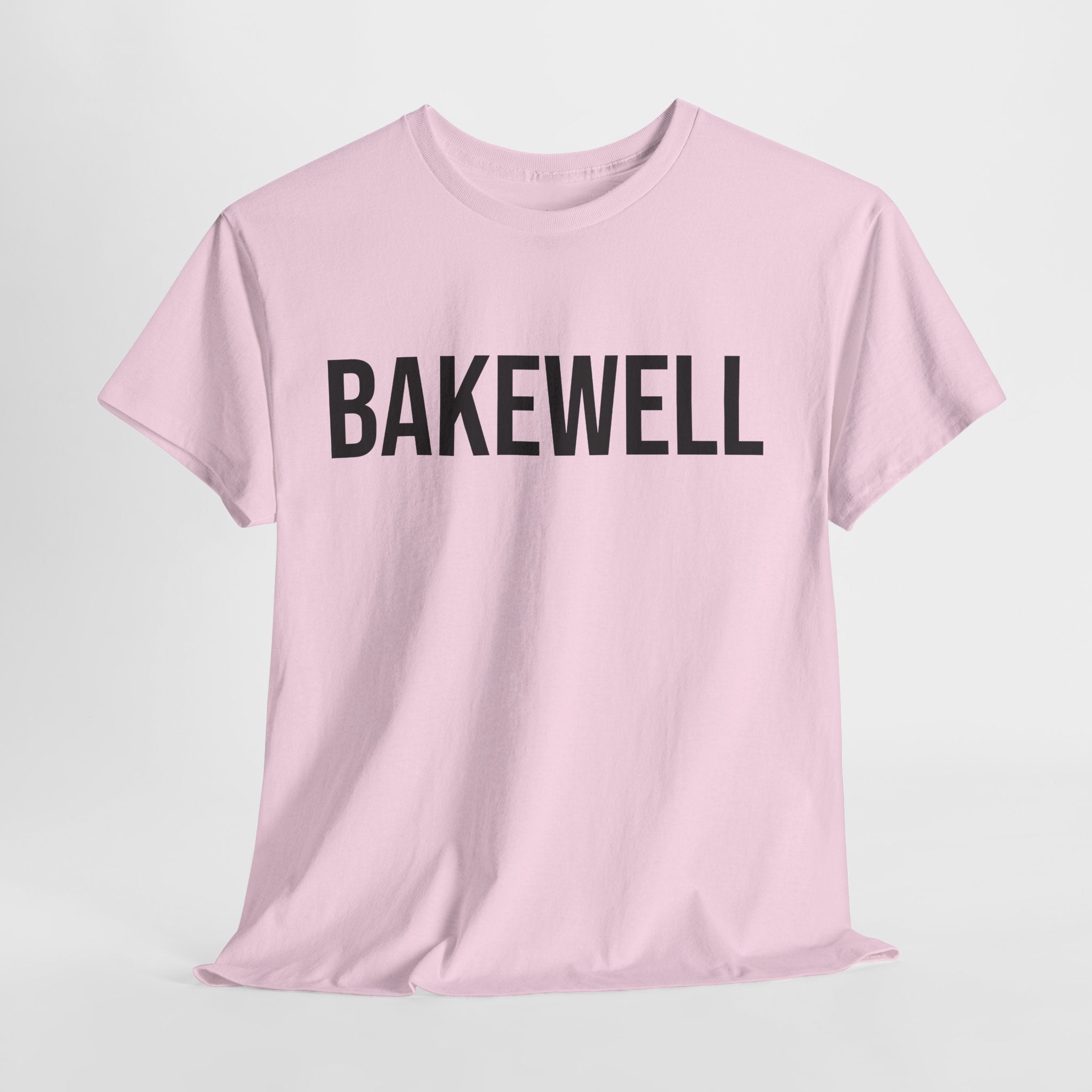 BAKEWELL - Minimal Bold Lettering Cotton T‑Shirt
