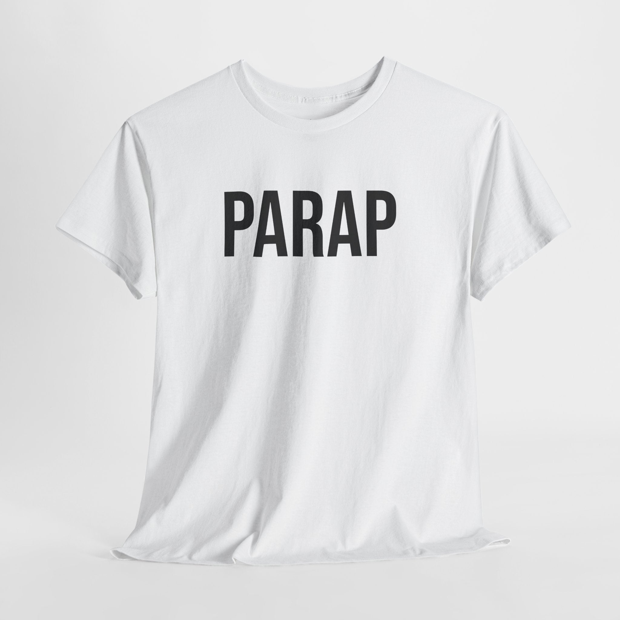 PARAP - Minimal Bold Lettering Cotton T‑Shirt