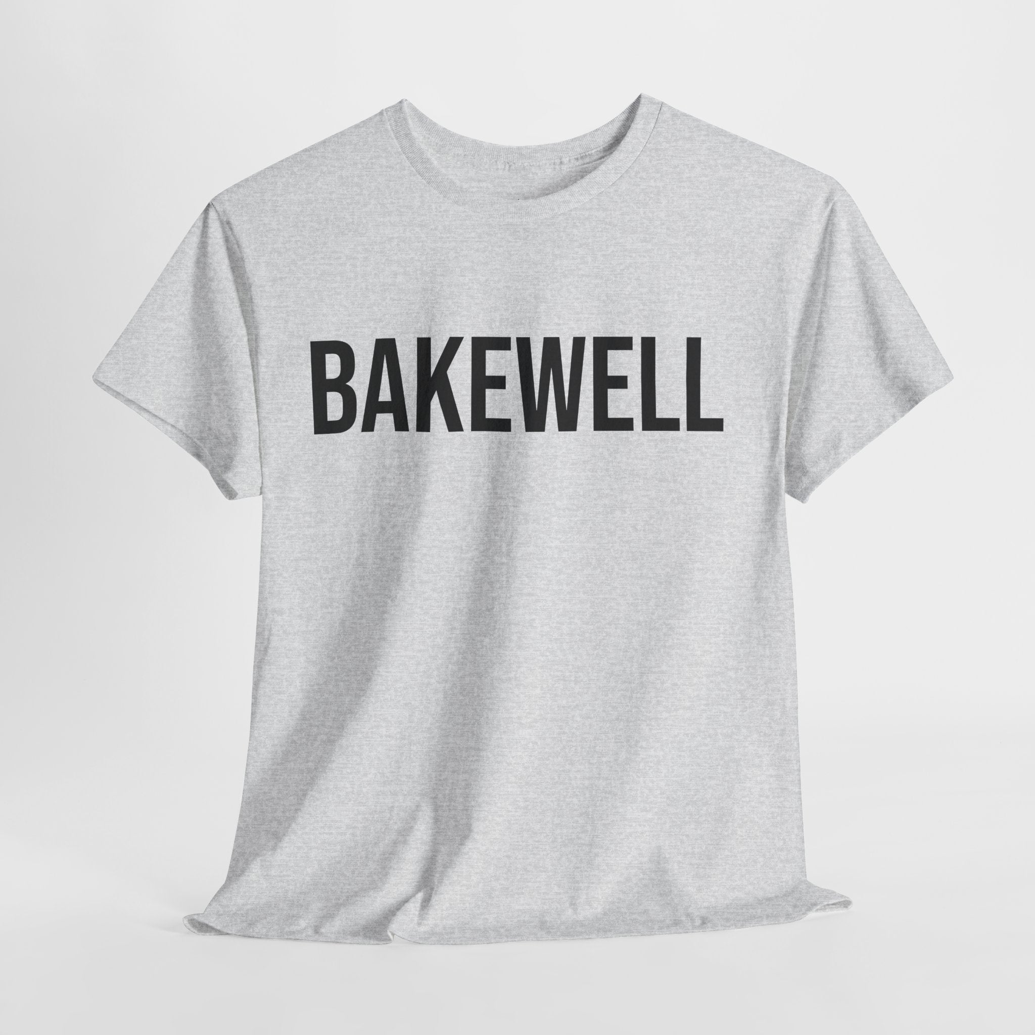 BAKEWELL - Minimal Bold Lettering Cotton T‑Shirt