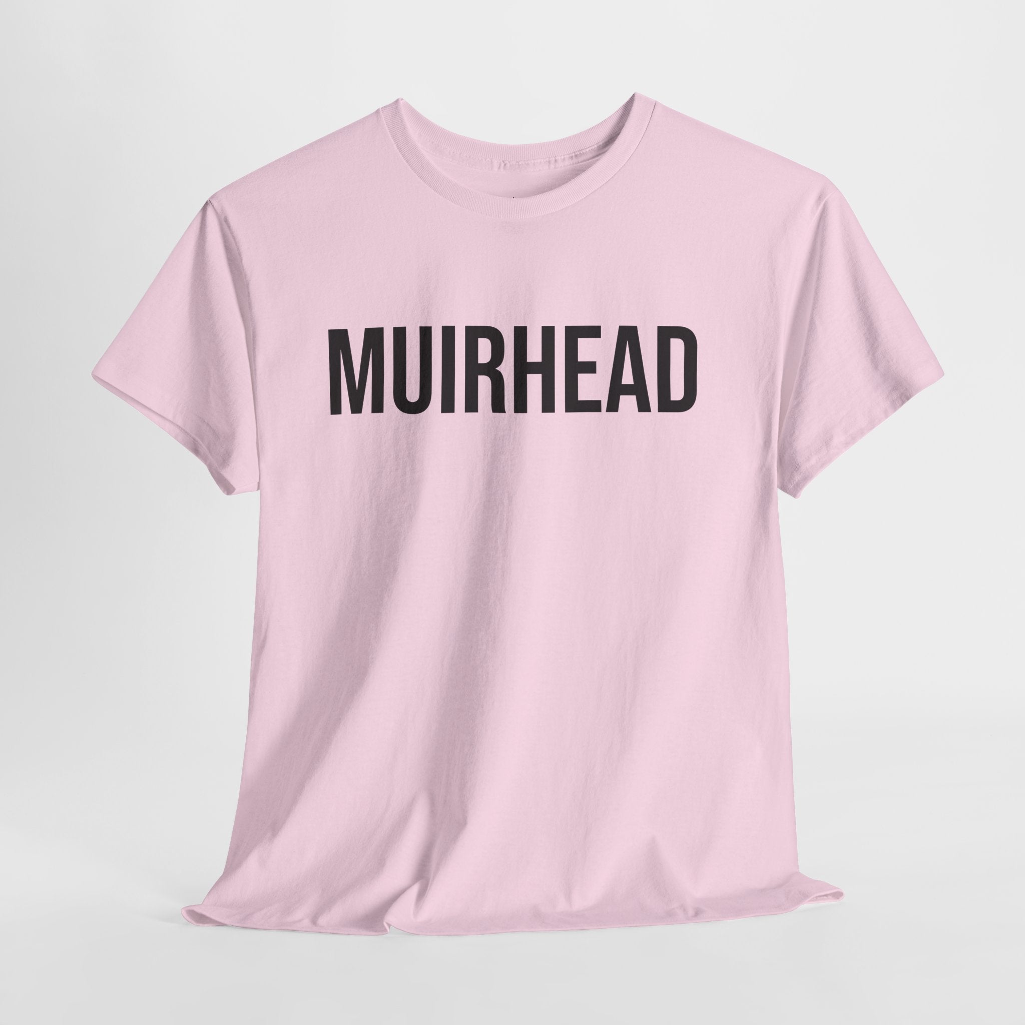 MUIRHEAD - Minimal Bold Lettering Cotton T‑Shirt