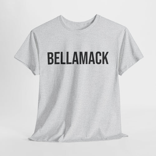 BELLAMACK - Minimal Bold Lettering Cotton T‑Shirt