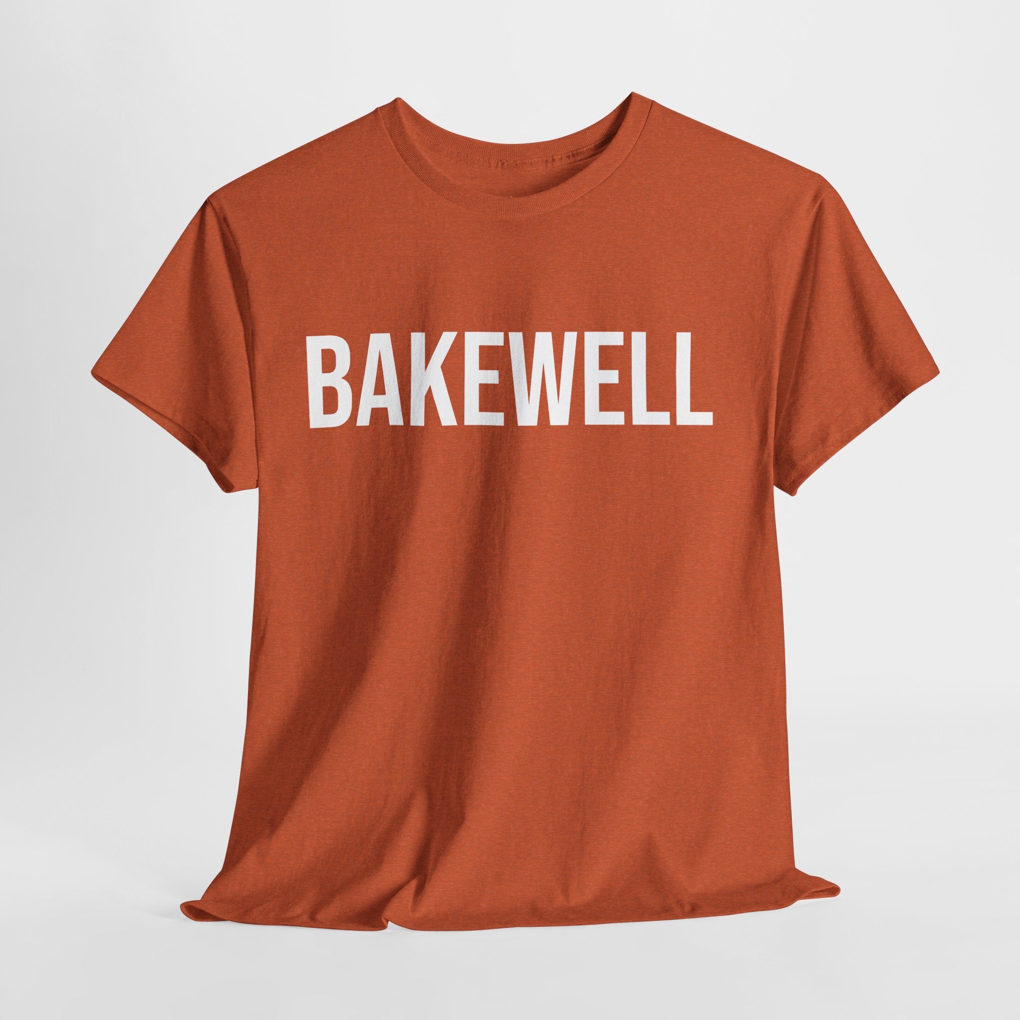 BAKEWELL - Minimal Bold Lettering Cotton T‑Shirt