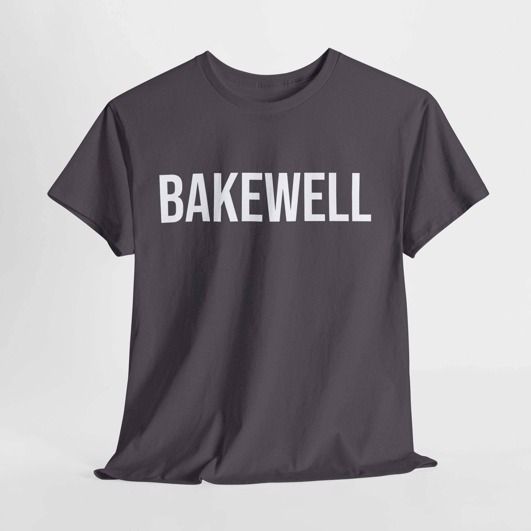 BAKEWELL - Minimal Bold Lettering Cotton T‑Shirt
