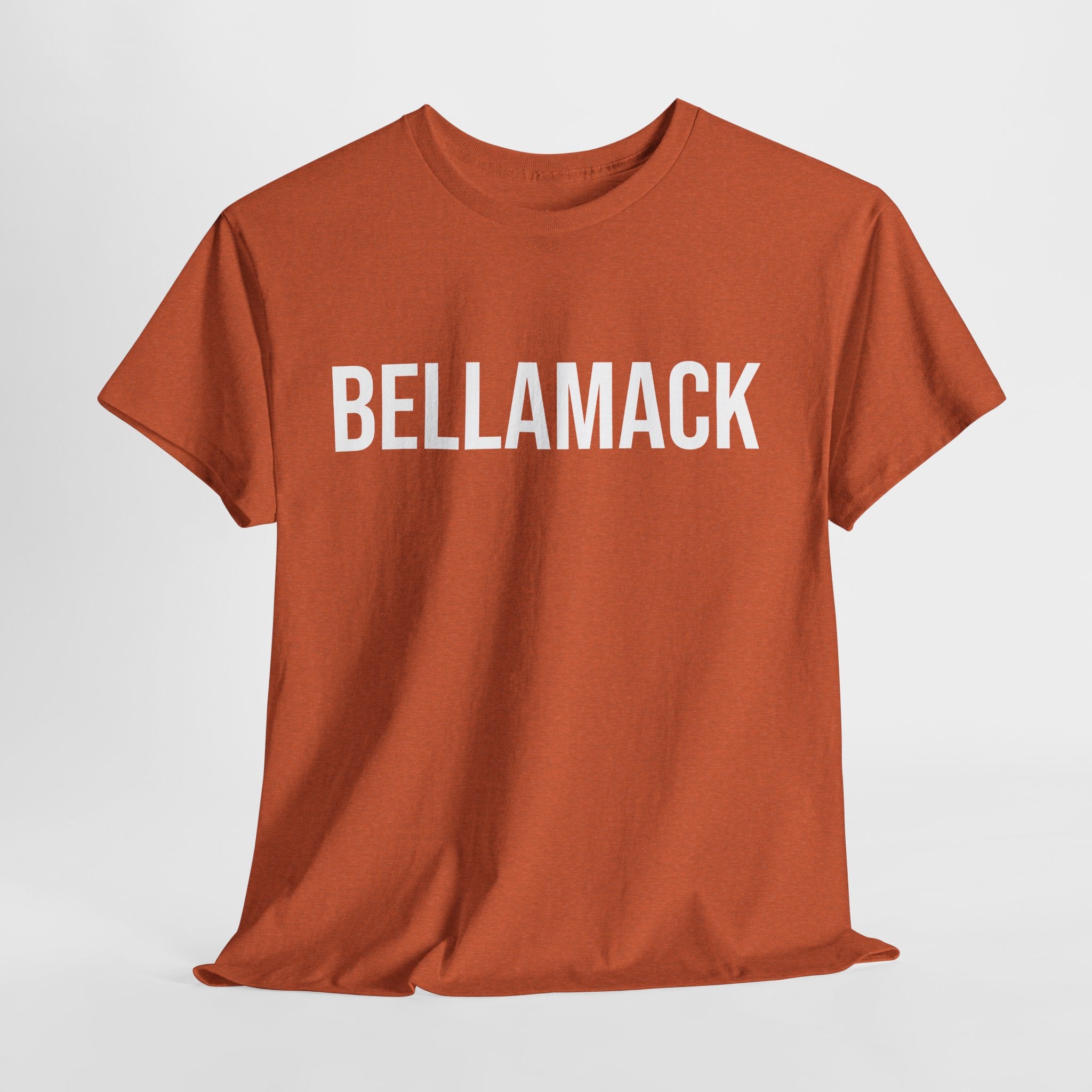 BELLAMACK - Minimal Bold Lettering Cotton T‑Shirt