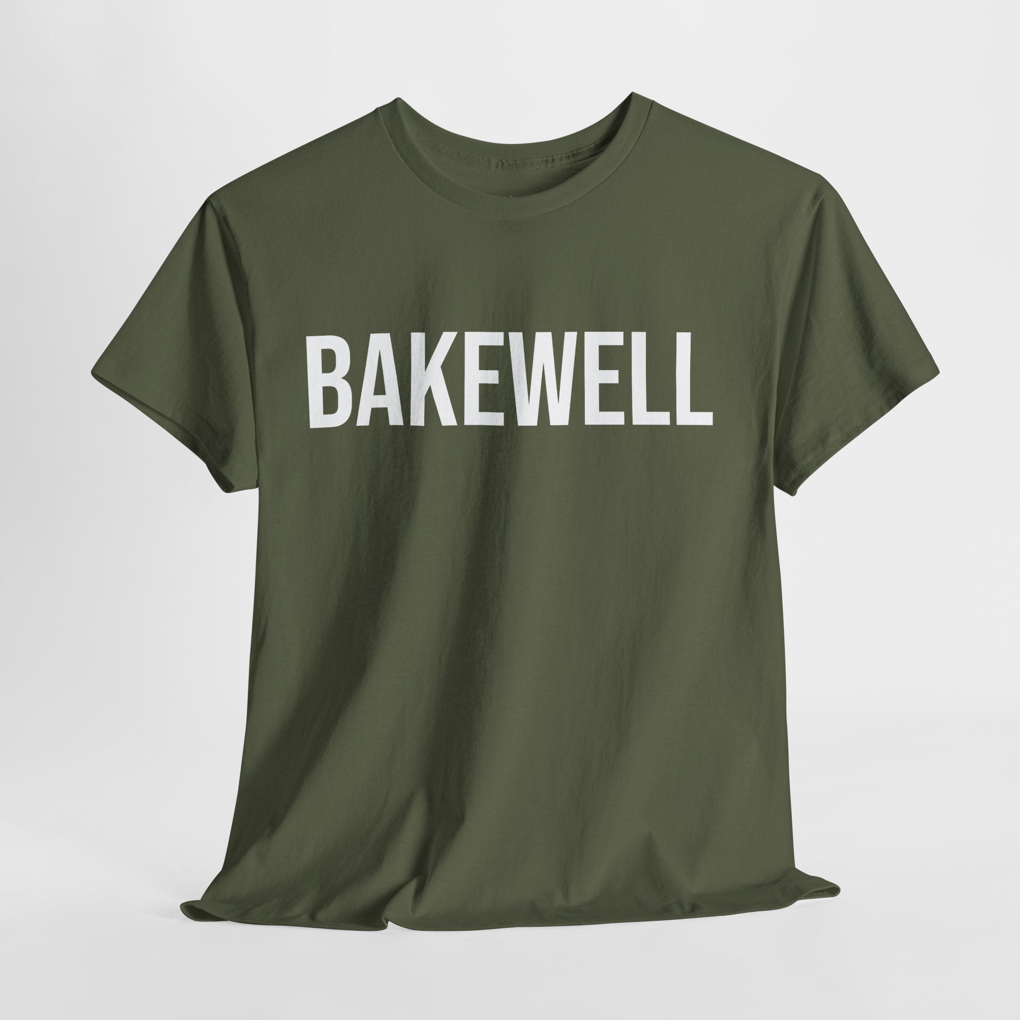 BAKEWELL - Minimal Bold Lettering Cotton T‑Shirt