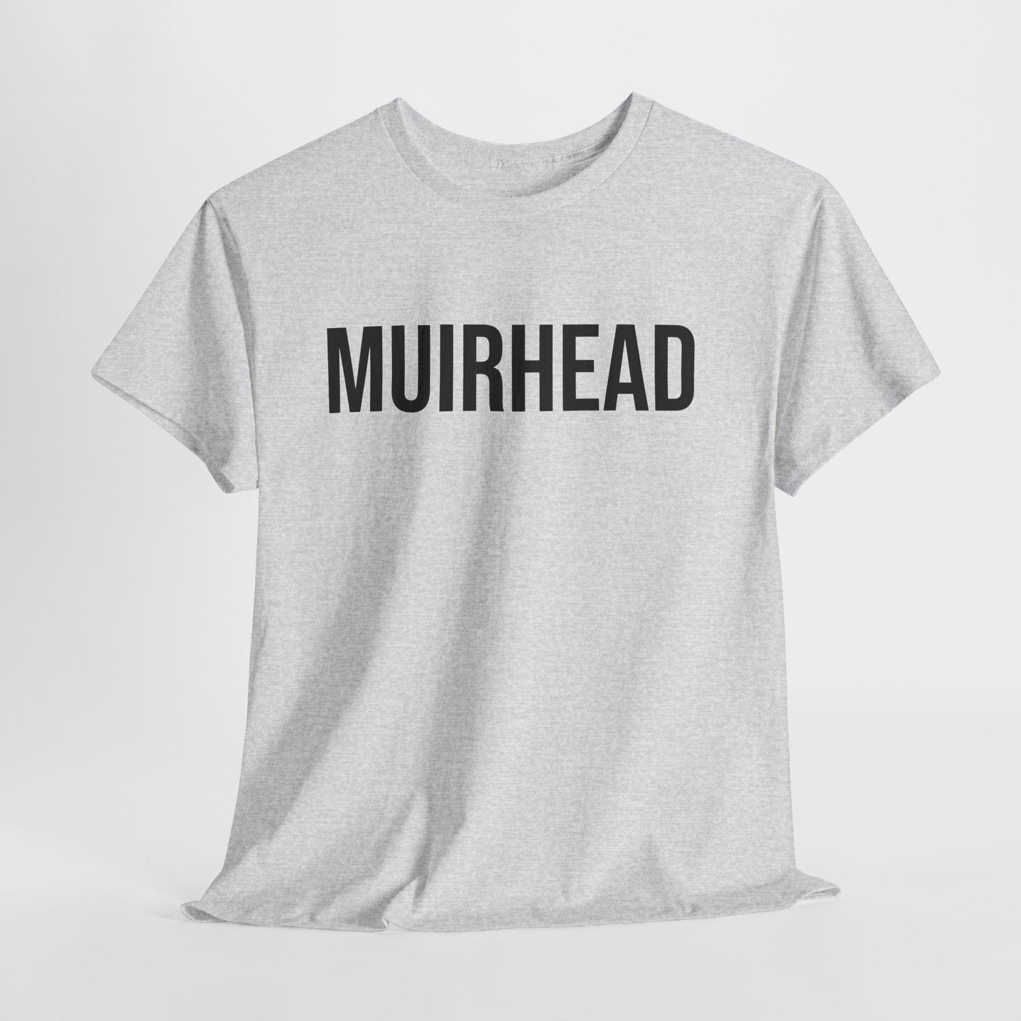 MUIRHEAD - Minimal Bold Lettering Cotton T‑Shirt